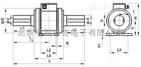 宇科泰吉AKC-215-2000NM 动态扭矩传感器