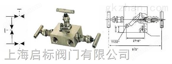 SS-M2F8内螺纹三阀组