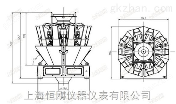 冷冻火锅料防潮称重组合秤