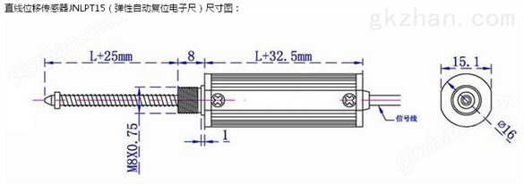 直线位移传感器 JNLPT15 上海今诺 质优价平