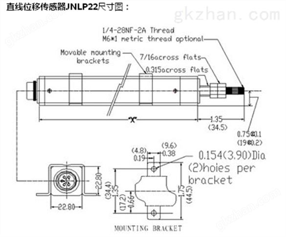 直线位移传感器 JNLP22 上海今诺 质优价平