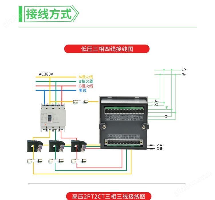 能源管理电表安科瑞ACR120EL 可用于实时电力监控系统示例图6