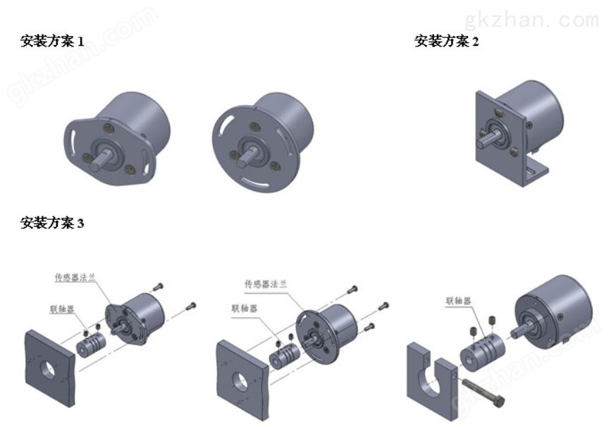 MCJS非接触式角度传感器 4-20mA高精度角位移角度传感器