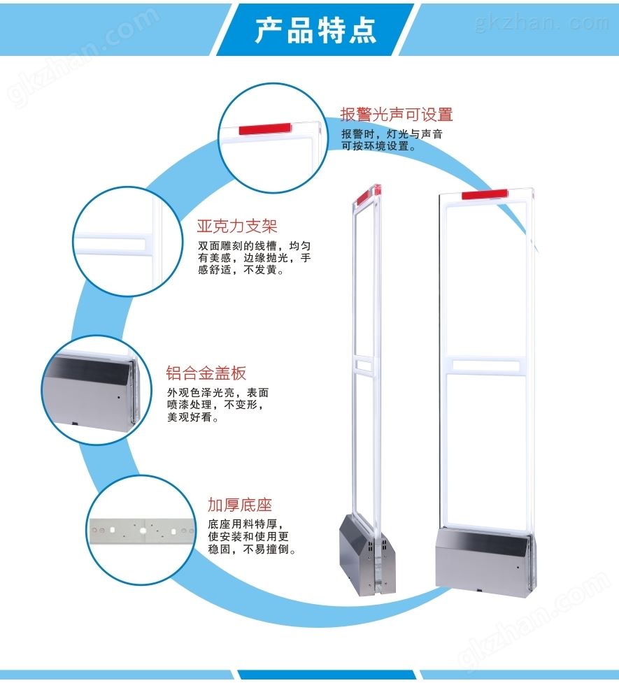 服装超市防盗门产品特点