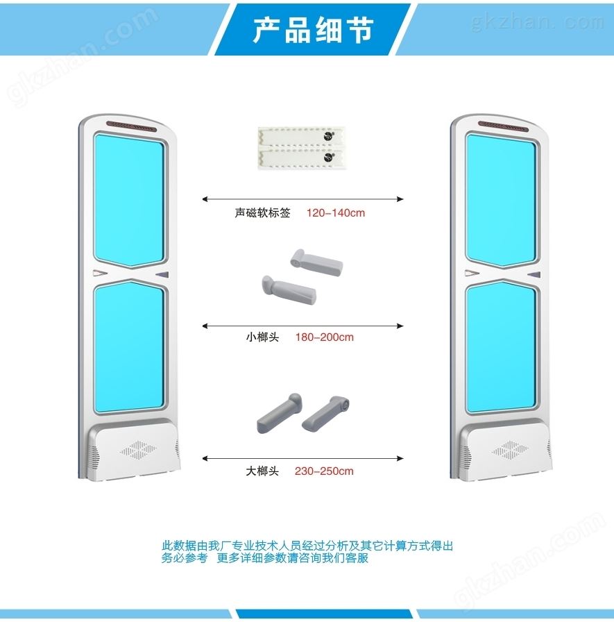 服装超市防盗门检测距离