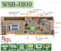 WSB-H810 PCIMG1.0全长工业主板