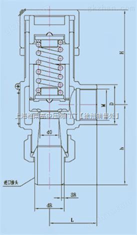 低温微启式安全阀DA21F-16