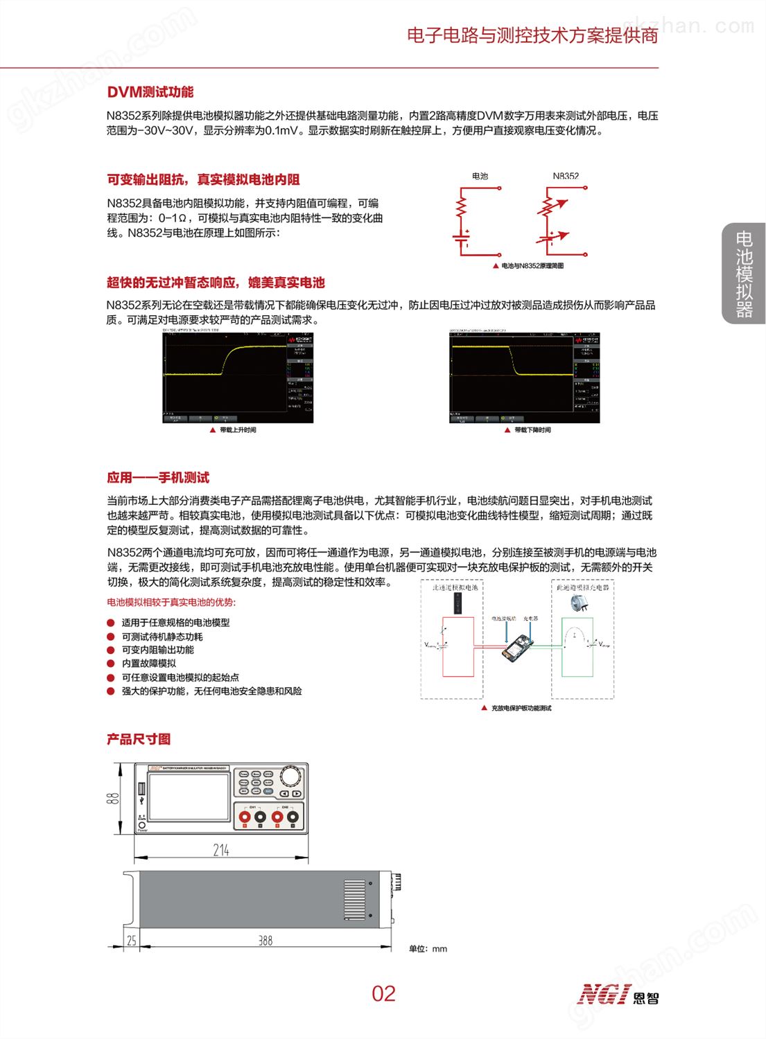 万喜堂app下载网页版 恩智N8352系列高精度双通道可编程电池模拟器(图2)