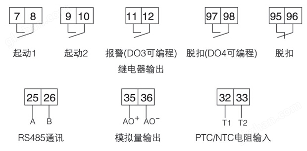 断相保护电动机保护器 安科瑞ARD2-5 马达保护器 启停过载超时低压示例图33