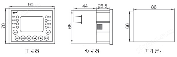 断相保护电动机保护器 安科瑞ARD2-5 马达保护器 启停过载超时低压示例图29