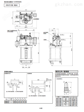 SMC增压型油雾器ALB900系列