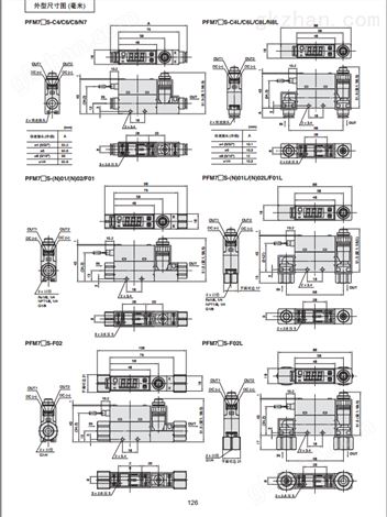 SMC2色显示数字式流量开关PFM系列