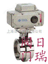 日瑞蝶阀 D971F不锈钢电动蝶阀（德标）