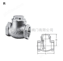 R KITZ青铜丝扣旋启式止回阀｜日本北泽青铜止回阀