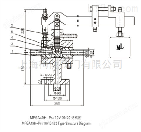 万喜堂彩票app下载中心 MFGA49H-P54 10V DN20脉冲式安全阀（W）