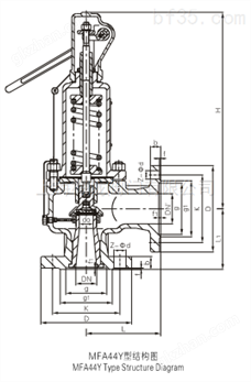 万喜堂app下载官方入口 MFA44Y-16/25/带扳手弹簧全启封闭式安全阀