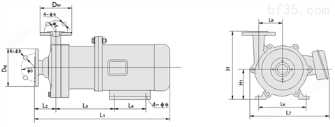 万喜堂app下载 上海净方50CQ-32F工程塑料磁力泵产品结构