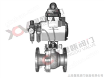 不锈钢气动球阀Q641F|不锈钢阀门