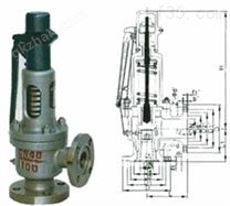 A61H-160-320弹簧微启式高压安全阀（焊接式）