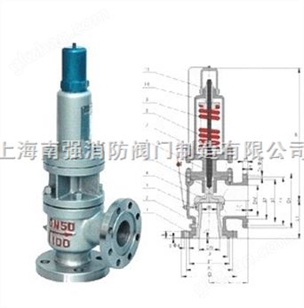 万喜堂app下载 A40Y带散热器弹簧全启式安全阀