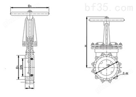 万喜堂app下载网页版 PZ43X/F/H法兰式长型刀型闸阀