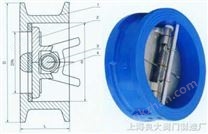 旋启式止回阀 对夹式高压止回阀 软密封蝶型止回阀 