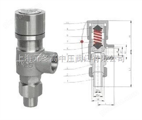 万喜堂彩票官网平台 A21H A21Y A21W A21F弹簧微启式外螺纹安全阀