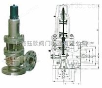 带散热器弹簧全启式安全阀