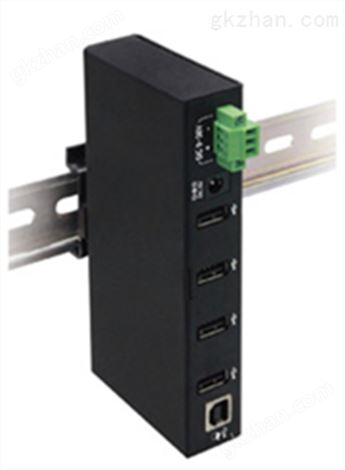 4口 导轨式工业级USB HUB