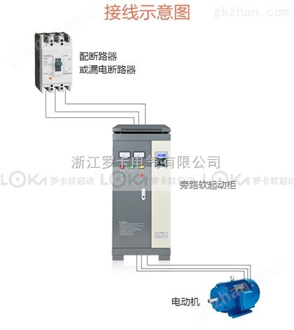 200KW内置旁路软启动柜