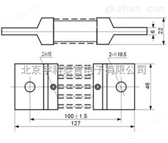 北京FL-2-75mV/400A固定值直流电流分流器