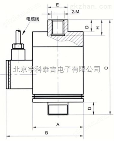 宇科泰吉BK-1A200kg柱式测力/称重传感器