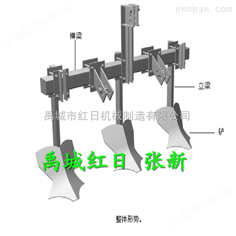 万喜堂彩票注册开户 禹城3QL-3犁尖式起垄机 3个犁头的开沟机 开沟起垄犁配件