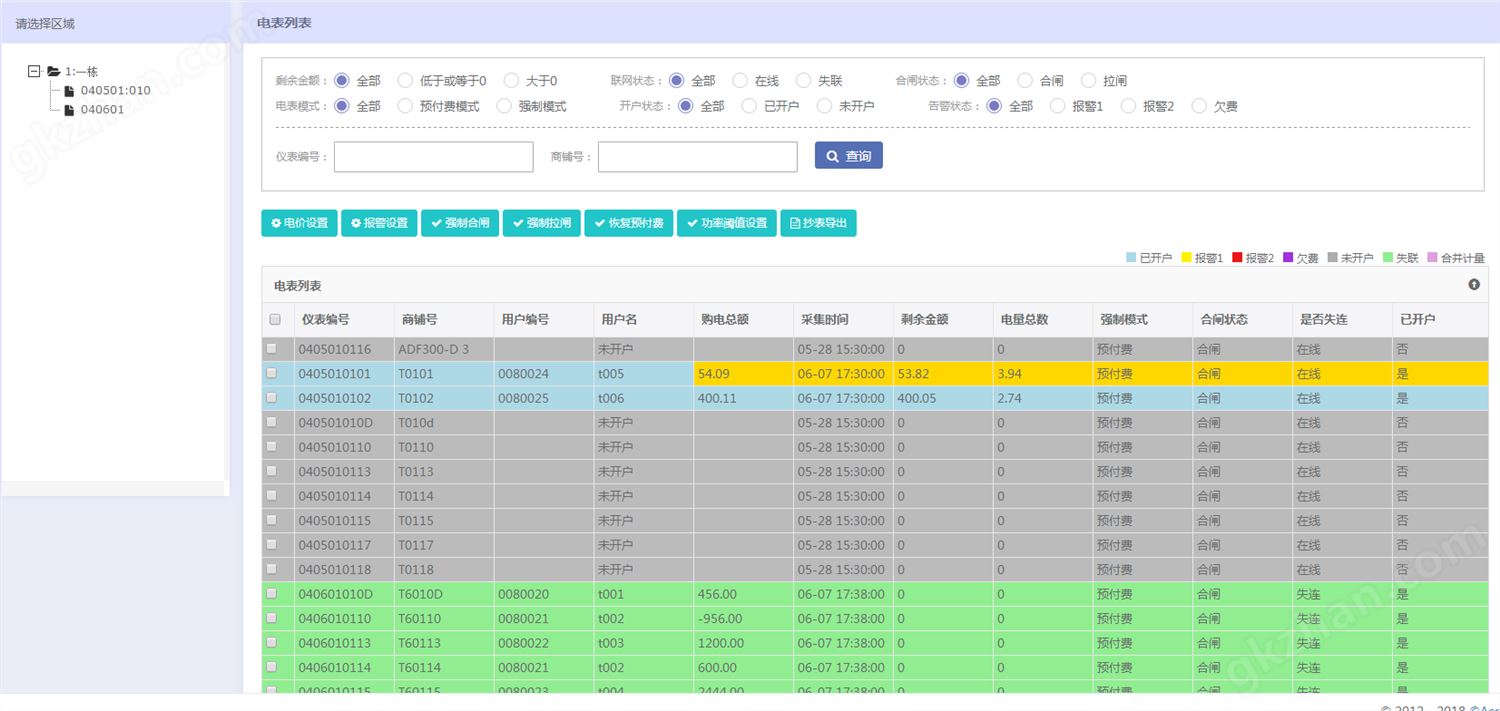 万喜堂彩票注册网站 学生宿舍用电管理系统 违章电器跳闸 定时断电功能 双控电表