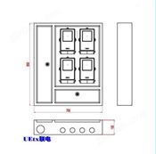 国标三门三相六户电表箱DB3306