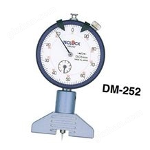 日本原装得乐TECLOCK指针式深度计DM-252针盘式深度计