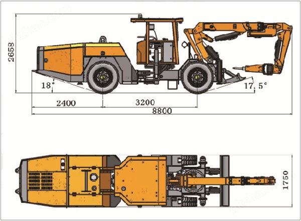 KJ311 Underground Mining Drill Rigs and Tunneling Jumbo