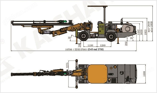 万喜堂app下载老虎机 KJ211型全液压掘进钻车