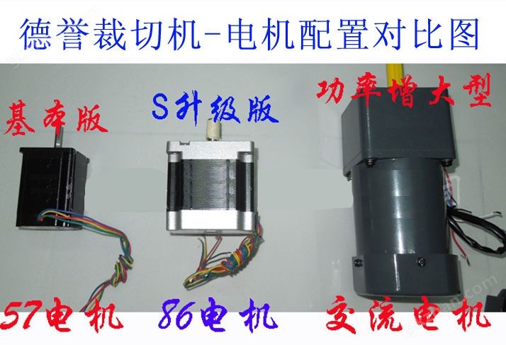 德誉裁切机电机配置对比图