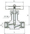 QJ-1A气动管路截止阀4