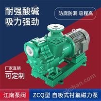 JN/江南 ZCQ80-65-125氟塑料合金磁力泵 过滤机硝酸自吸泵 环氧丙烷卸料泵