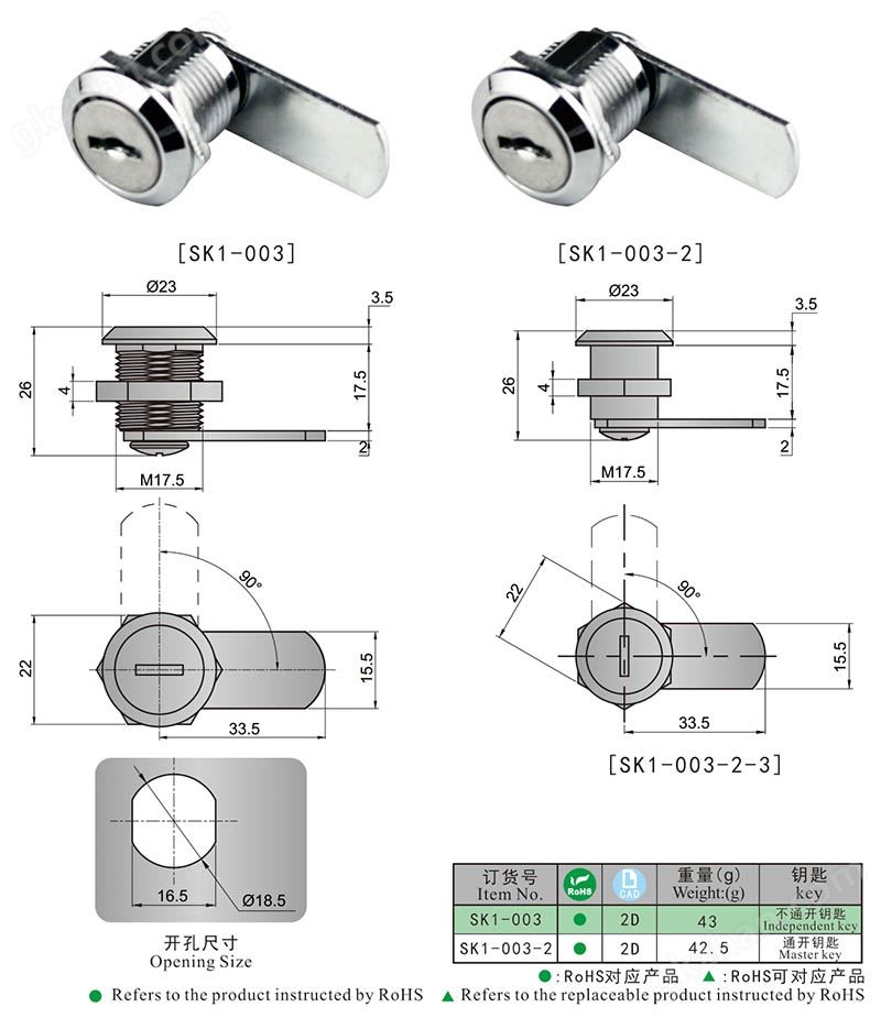 SK1-003尺寸新