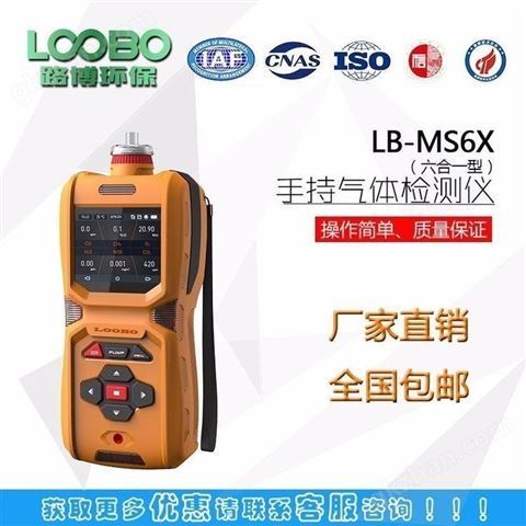 万喜堂app下载网页版 LB-600便携式六合一气体检测仪 现场读取气体浓度