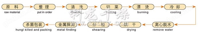 万喜堂app下载彩票 DWC系列脱水蔬菜带式干燥机工艺流程图