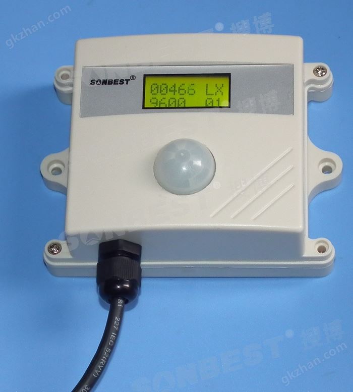 RS485总线光照度采集显示仪（MODBUS-RTU协议,支持PLC及组态软件）(光照度,照度显示仪,MODBUS-RTU,变送器,显示仪,BH1750FVI|LD2160B)