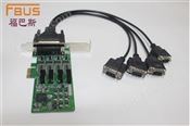 4串口RS-232/422/485 光电隔离PCI-E多串口卡/PCI Express多串口卡