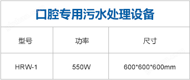 口腔专用污水处理设备优点