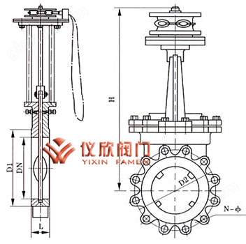 万喜堂app下载网页版 链轮对夹式刀形闸阀