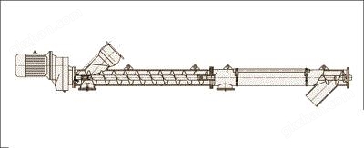 水泥螺旋输送机结构图纸