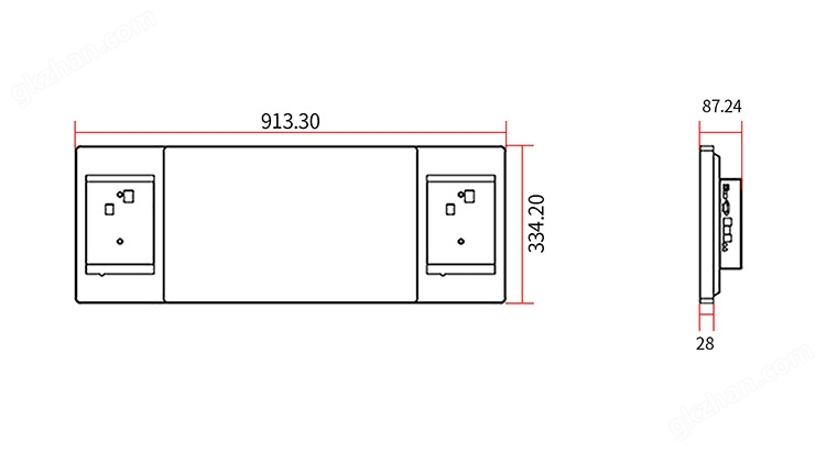 operator console size